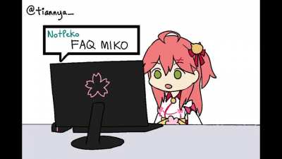 I animated Elite Miko absolutely destroying a poor soul on the Internet