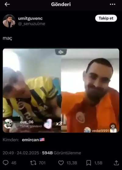 Maç ektedir