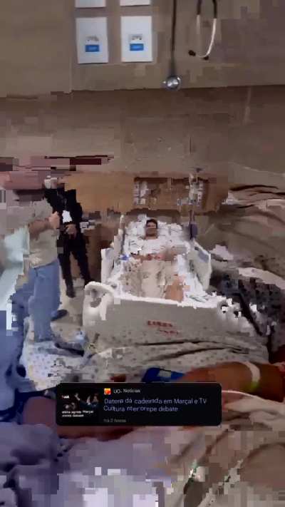 Em observação no hospital Sírio Libanês, médicos confirmam pequena fratura no sexto arco costal do pablo marsal kkkkkkkk vamo ter q sacrificar, galera 😭