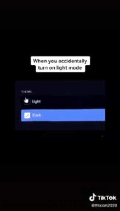 The light!