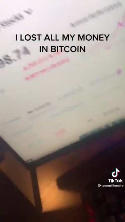 Dude lost all his college money because of his investments