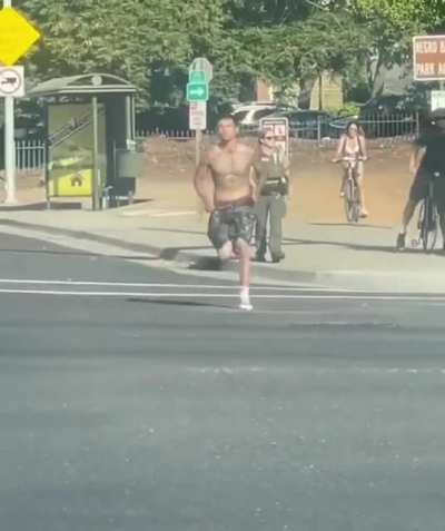 To apprehend a suspect.
