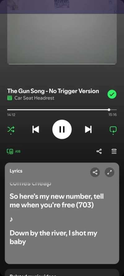 The gun song ending reversed