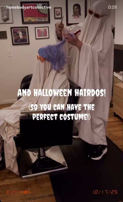 Big Halloween Event at Homebody Art Collective!