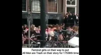 Fake feminist on their way