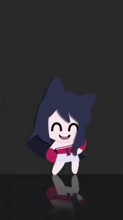 Helltaker / Loltaker Ahri Animated Phone Wallpaper