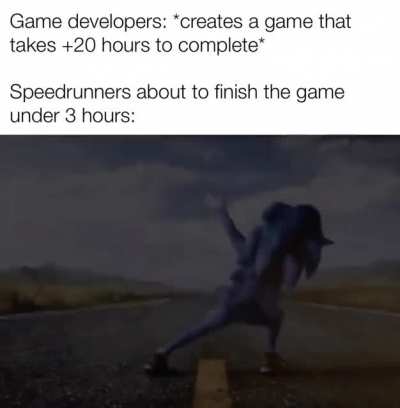 Gotta go fast
