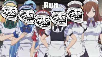Don´t run the text is lying stay
