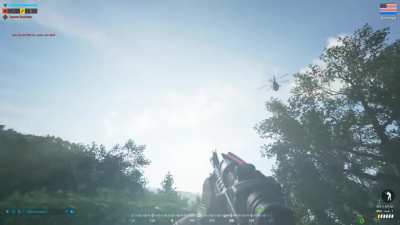 Helicopter mating call.