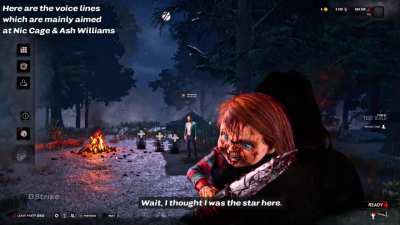 Chucky recognizes Nicolas Cage and Ash if they're on a lobby (video by DStrike)