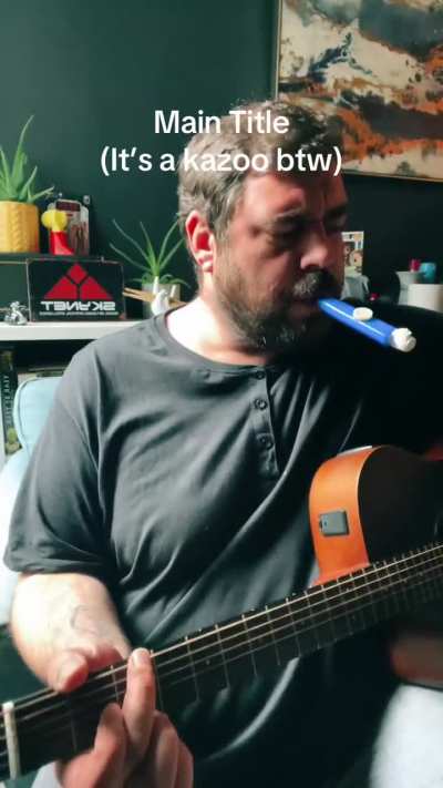 I need your clothes, kazoo and your motorcycle…