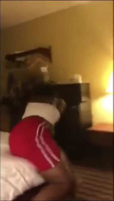 Fghit in hotel room