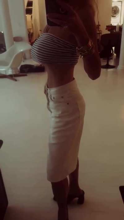 Stripe tube top