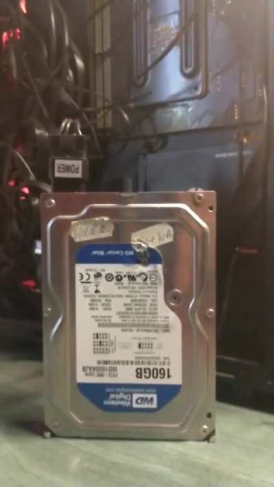 Dying hard drive