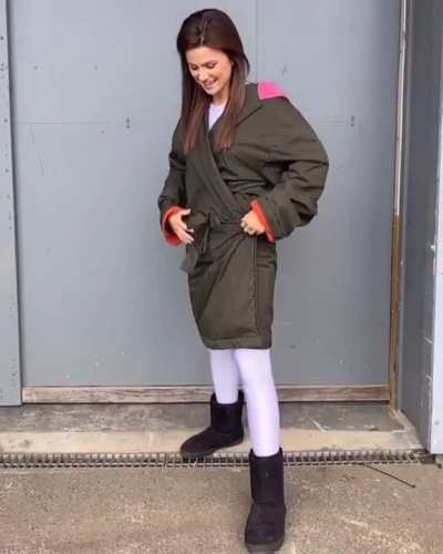Looking real nice in her Ranger suit