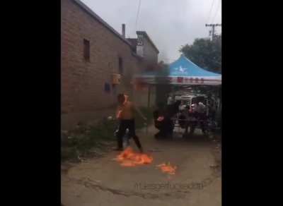 Human torch
