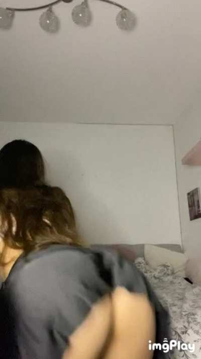 My ass is eating my thong