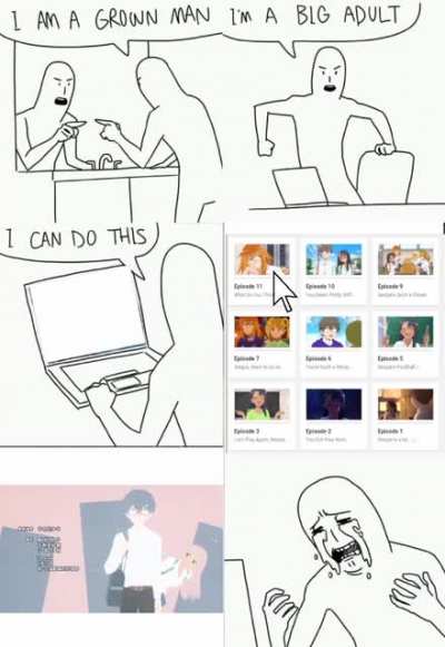 No I am not crying, I a- no you know what fuck it, yes I am crying for fuck sake.