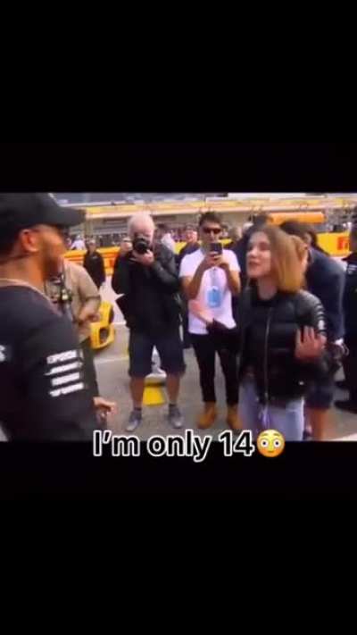 She's only 14 Loois 😂