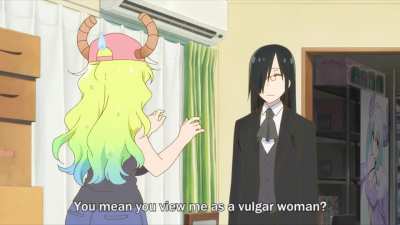 Wow Lucoa, do you kiss your mother with that mouth?