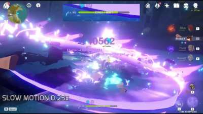 I honestly didn't expect to do a perfect lightning counter with Beidou and everything seems to match here, the timing, the song and the name of the skill 