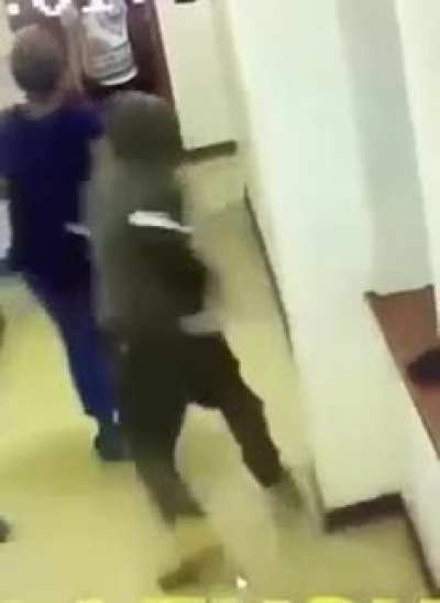 The angry man is actually the good guy in this story, read comment below.