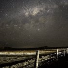 Galactic Center Disappearing Over The Horizon In Rural Australia