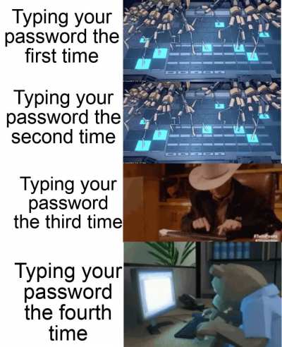 Gotta type slower
