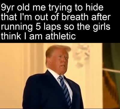Act cool, Act cool, the girls are watching.