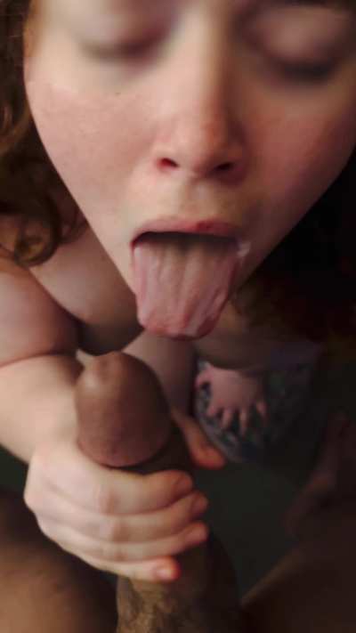 Making sure hubby’s balls are emptied on my face