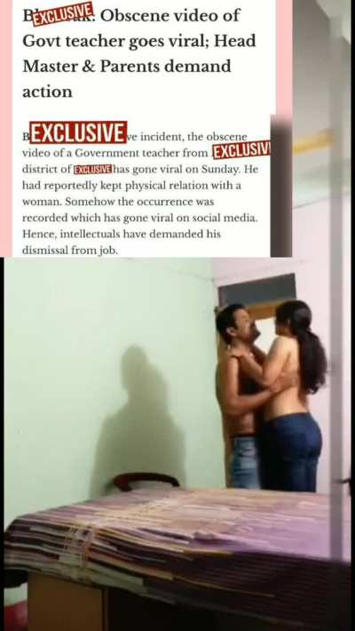 Govt Teacher (HeadMaster) Latest Viral Video with New Lady Staff🥵 - Must Watch Full Video<wbr>😍🔥[Li<wbr>nk in Comments 📩]