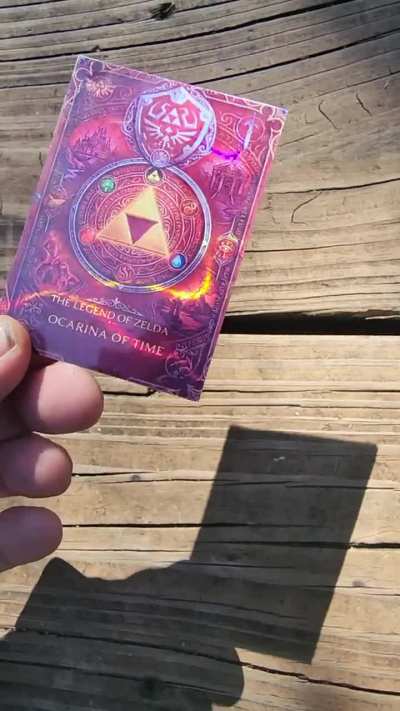 Created my own custom holographic card for my favorite game.