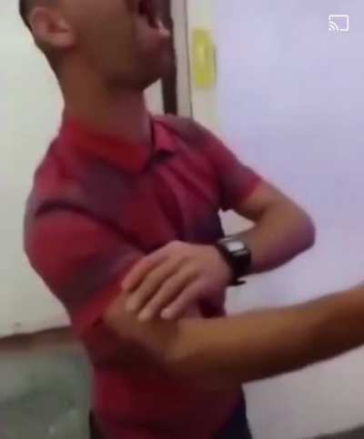 Retarded strength is real look at him acting wild 😂😂