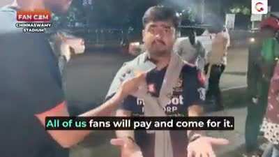 this guy spoke more sensible than rcb management. 