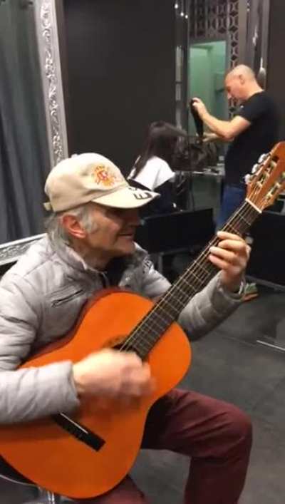 Grandpa got skills.