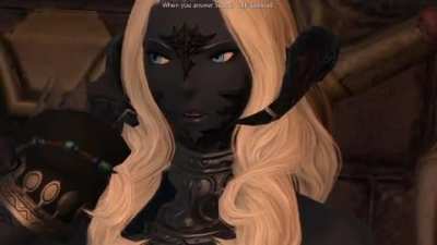 When you answer Sadu’s call out loud. (Slight Volume warning)