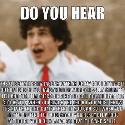 well do you?