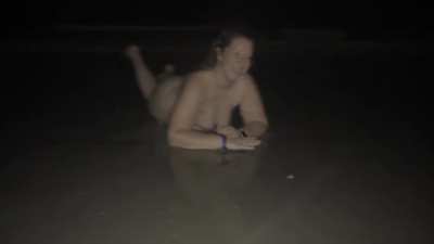 Anyone want to roll around in the sand with me? [40][f]