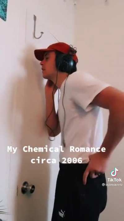 Actual footage of My Chemical Romance in the recording studio