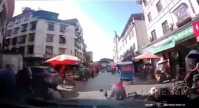 POS Driver rams car into crowd