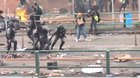 Subdued protester gets head stomped by HKPF