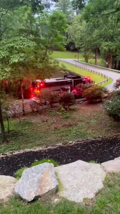 Young guy was waving at the fire truck driving by; the truck stopped and turned on its lights. What happened next was totally unexpected.