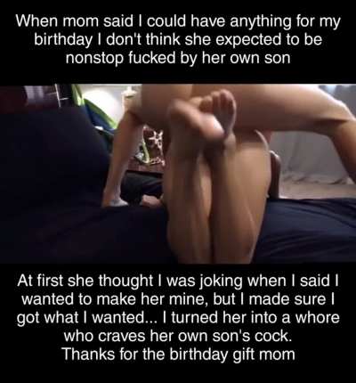 Getting to fuck her senseless is the best gift a son could ask for