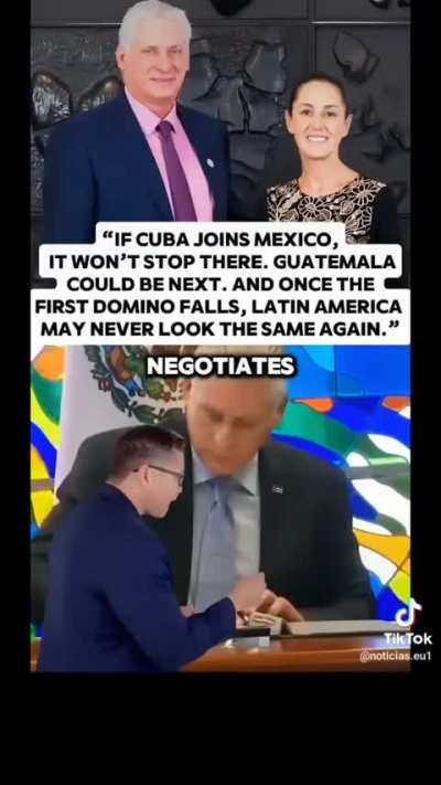 Ya balines, compadres. Cuba se nos quiere unificar, para extender su dictadura y beneficiarse de nuestro petróleo y moneda. (NO ES BROMA)