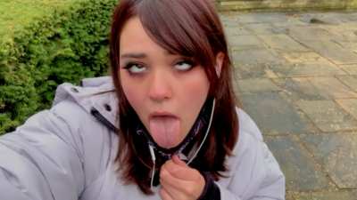 Nothing can stop me from making this face, even being out in public¬