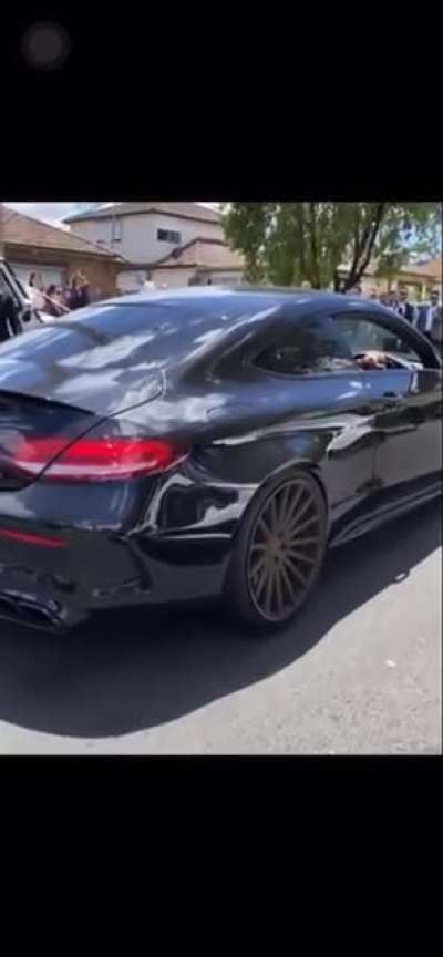 C63s AMG burnout 🔥