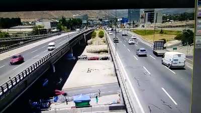 Happened today in Santiago, Chile