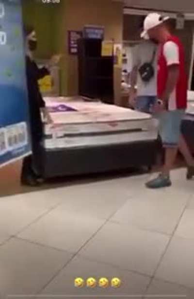 Buying bed with a homie
