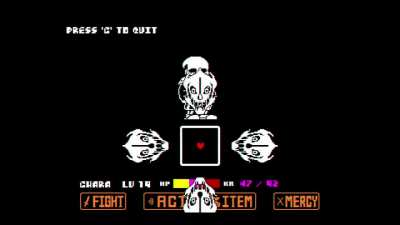 I made this cause I thought normal sans was too easy