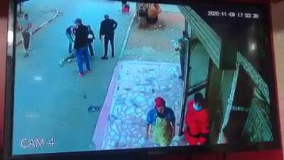 You always gotta watch your back even if you are carrying 2 machettes